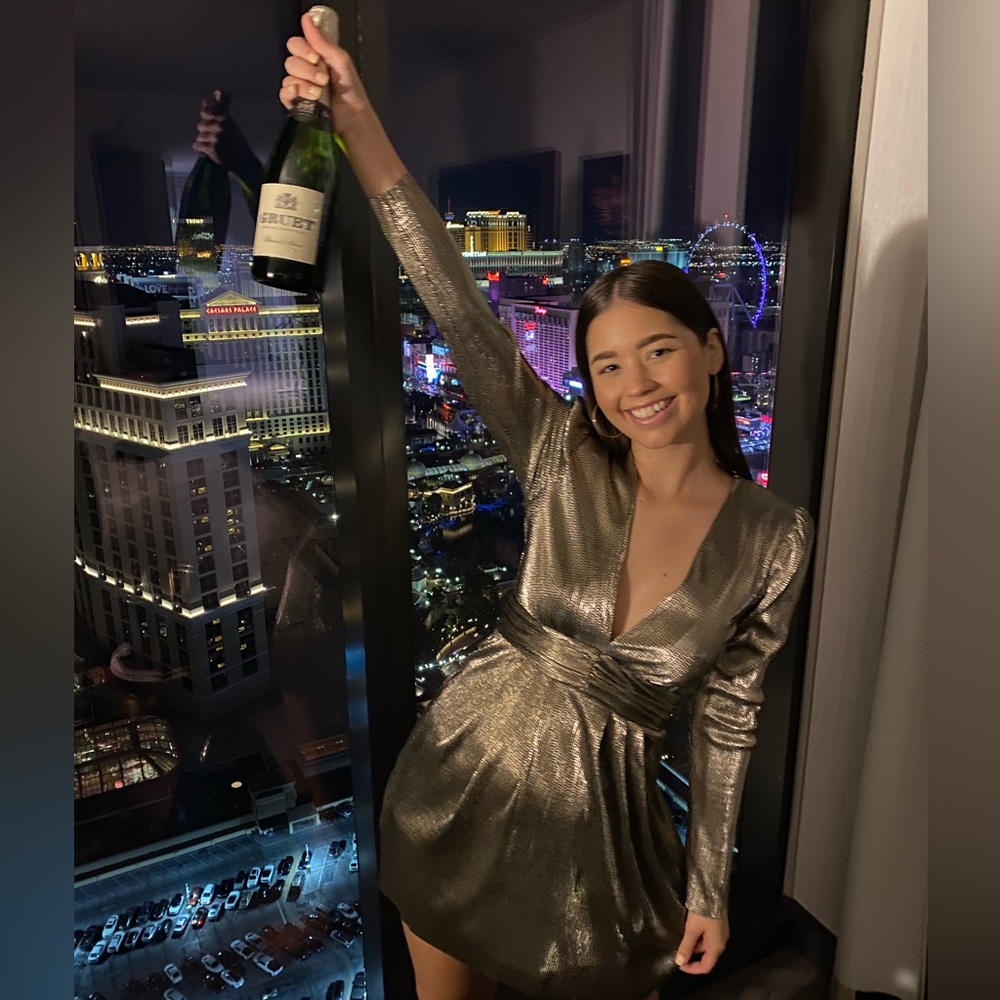 Bcbgeneration Metallic Mini Dress - image 4